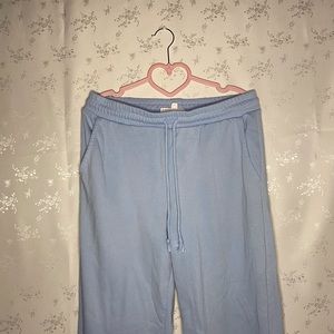 blue sweatpants